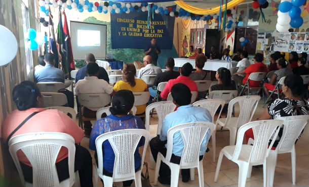 Caribe Norte: Mined realiza congreso departamental con docentes “Unidos por la Paz”
