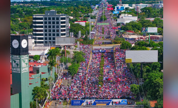 EN IMÁGENES: Nicaragüenses marchan por Paz, Justicia y Vida ¡Muerte al Somocismo!