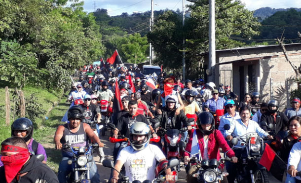 Matagalpa se viste de rojo y negro, pidiendo justicia para las víctimas del terrorismo golpista
