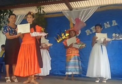 Estudiantes eligen reina de las Fiestas Patrias en Nindirí