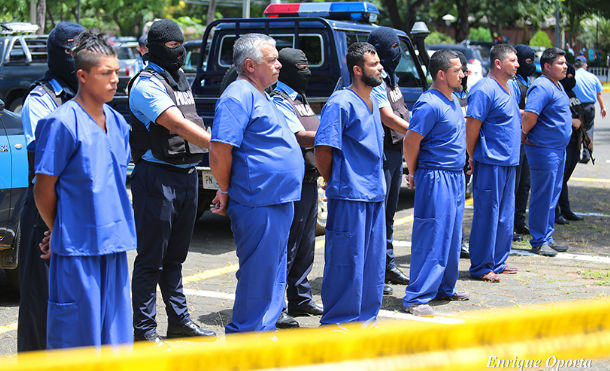 Policía presenta a sujetos acusados de asesinar en tranque en Matagalpa-Jinotega