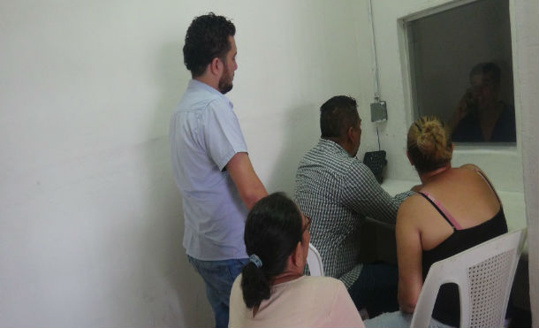 Terrorista y golpista Edwin José Carcache Dávila recibió visita
