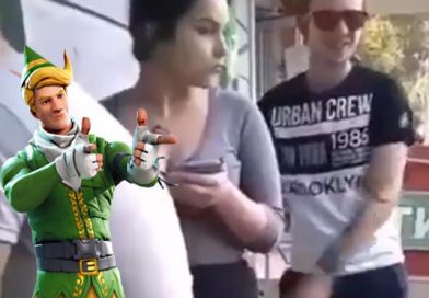 ¡Este fue el baile más doloroso de su vida! Se ganó su manotazo por hacer el baile viral de Fornite