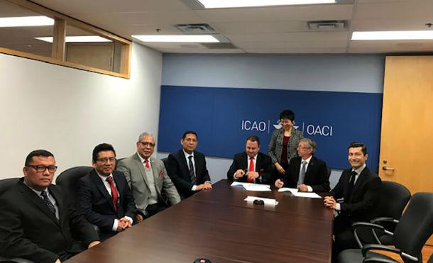 Nicaragua participa en la firma convenio Centroamérica COCESNA con la TSB de Canada y la OACI