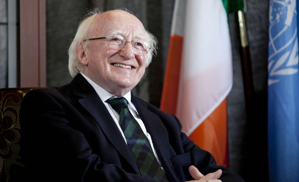 Presidente Daniel y compañera Rosario saludan reelección de Michael Higgins, Presidente de Irlanda