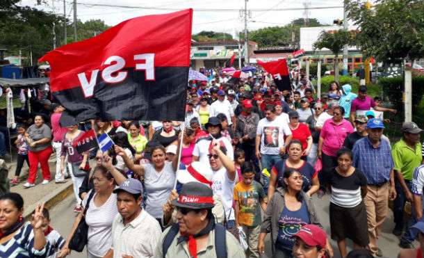 Calles de Matagalpa llenas de colorido y alegría con la caminata por la justicia, la paz y la vida
