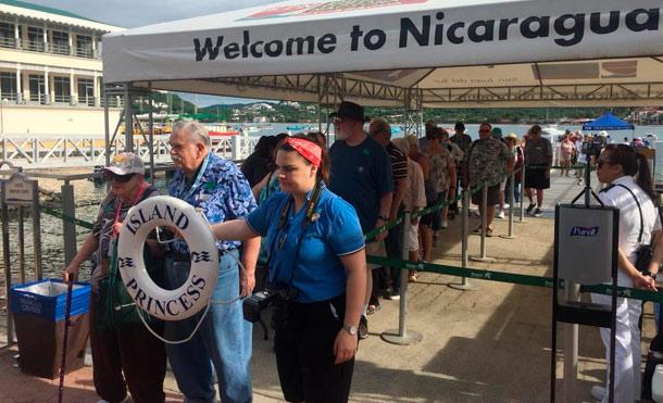 Crucero Island Princess arribó con más de dos mil turistas al puerto de San Juan del Sur
