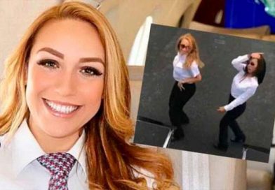 ¡Ella hizo el “Kiki Challenge” más épico del mundo con un avión!