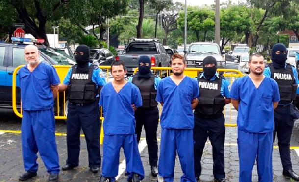 Terroristas matagalpinos son presentados por la Policía Nacional
