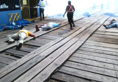 Caribe Norte: Sinapred realiza ejercicio de preparación en el muelle de Bilwi
