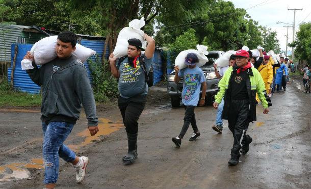 Familias afectadas por las lluvias reciben cariño y acompañamiento solidario del Gobierno Sandinista