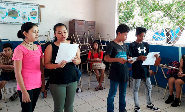 Coro estudiantil Rubén Darío se prepara para el Festival Navideño 