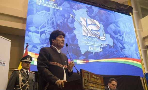 Presidente Evo Morales denuncia doble moral de EEUU