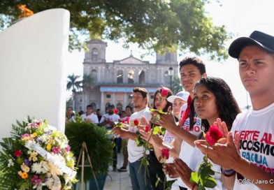 Juventud Sandinista comprometida con los fundadores del FSLN