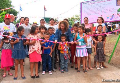 Familias de Batahola Norte estrenan nuevas instalaciones para recreación