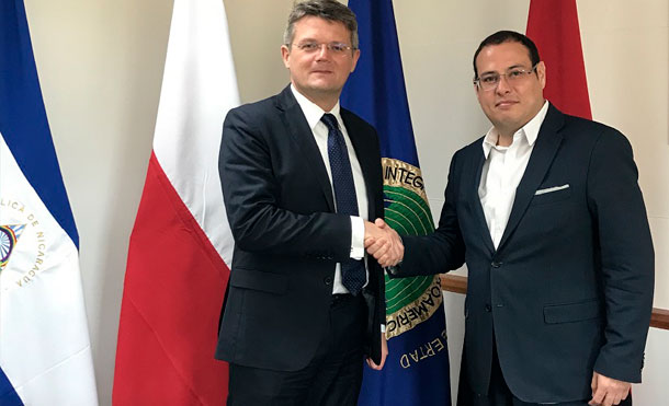 Enviado especial del Ministro de Relaciones Exteriores de Polonia visita Nicaragua