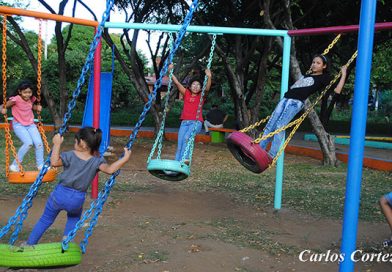 Reinauguración del parque Olof Palme en Los Robles y Los Amigos en Villa Progreso