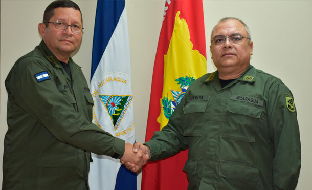 Traspaso de Mando de la Dirección de Relaciones Públicas y Exteriores del Ejército de Nicaragua