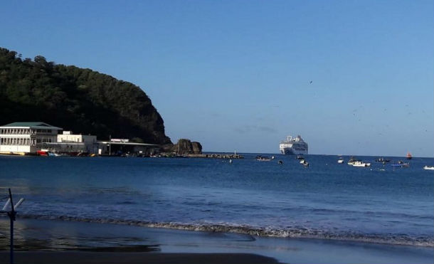 Crucero Island Princess arriba a San Juan del Sur