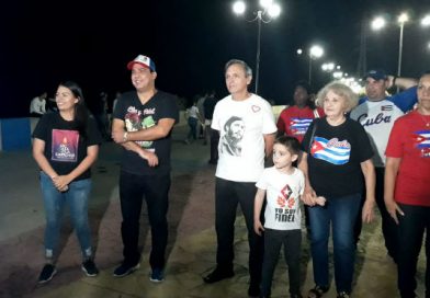 Movimientos de Juventud Sandinista rinden homenaje al Comandante Fidel Castro