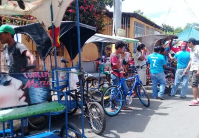 Realizan competencia de triciclos en Nindirí
