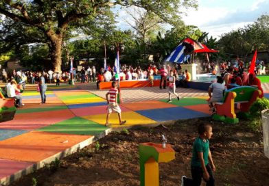Gobierno municipal de Larreynaga inaugura parque Augusto C. Sandino