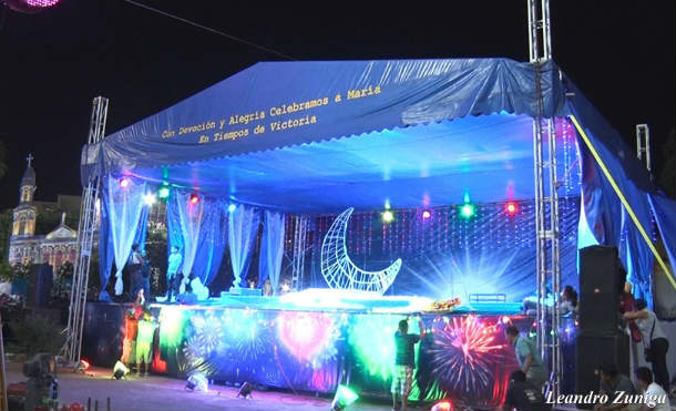 Familias nicaragüenses peregrinan para venerar a la Virgen María