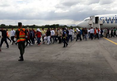 Nicaragua recibe a 74 deportados provenientes de EE.UU