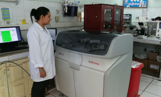 Chinandega: Gobierno inaugura rehabilitación del área de laboratorio en el Hospital España