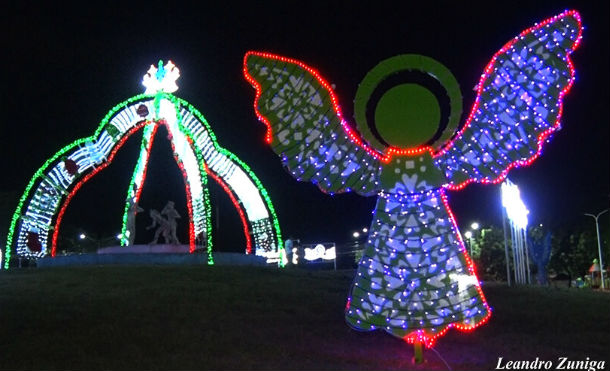 Managua se llena de colorido en las vísperas de las fiestas de fin de año