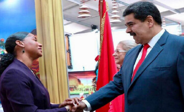 Presidente Nicolás Maduro saluda a la delegación de Nicaragua en la clausura de la FitVen 2018