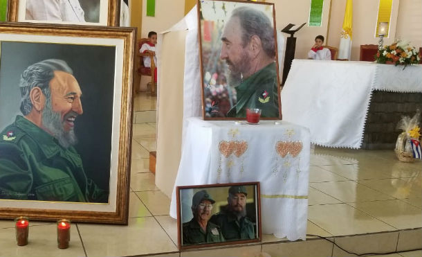 Recuerdan al Comandante Fidel en misa campesina