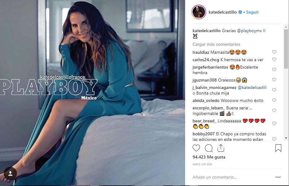 Kate del Castillo es la nueva conejita de Playboy