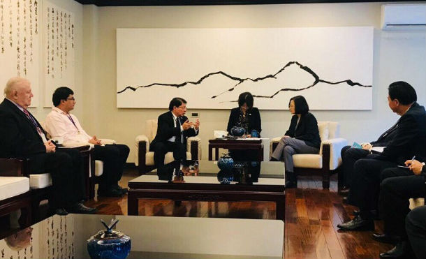Canciller Denis Moncada sostiene exitoso encuentro con presidente y vicepresidente de Taiwán
