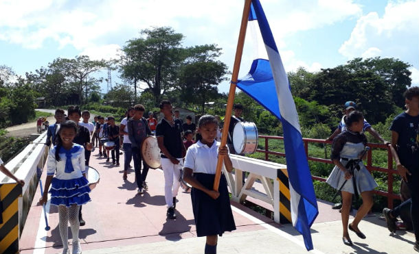 Gobierno Sandinista inaugura el puente Pawanka en Tasba Pri en el Caribe Norte