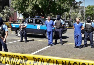 Policía Nacional presenta a terroristas jefes de tanques en Sutiaba