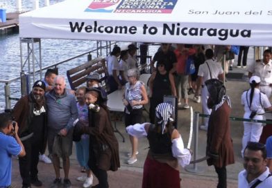Crucero Island Princess Llega al puerto turístico de San Juan del Sur, Rivas