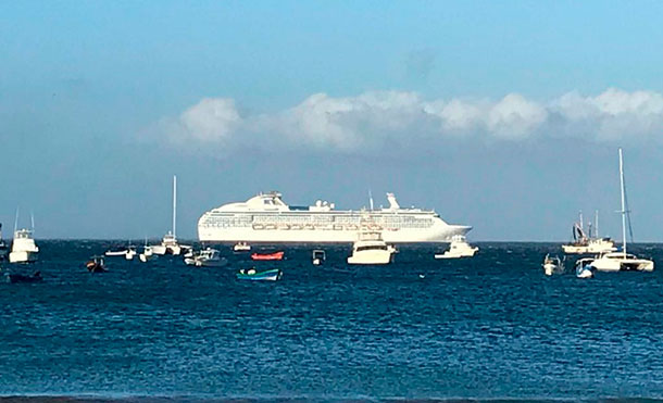 Crucero Coral Princess arribó a San Juan del Sur