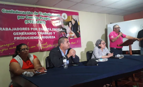 Trabajadores por cuenta propia respaldan acciones económicas del Gobierno sandinista