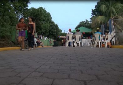 San Rafael del Sur: Familias de la comunidad “Los Rizos” inauguran proyecto de adoquinado