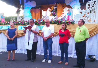 Feria de emprendedores e inauguración de altares a la Purísima en Chinandega