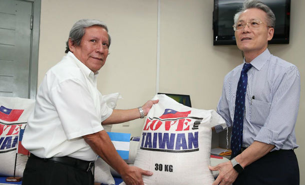 Taiwán dona 320 toneladas métricas de arroz a Nicaragua