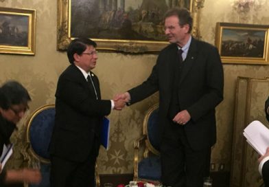 Canciller Denis Moncada se reunió con el Gran Canciller de la Orden de Malta