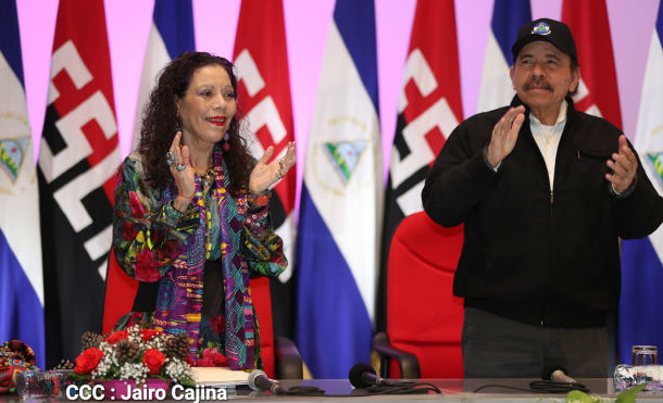 Presidente Daniel Ortega y vicepresidenta Rosario Murillo clausuran XVI Congreso de la UNEN