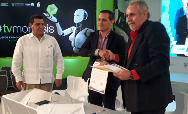 Cuba y Nicaragua firman convenio de colaboracion en Foro Internacional de TV Educativa y Tecnologias.
