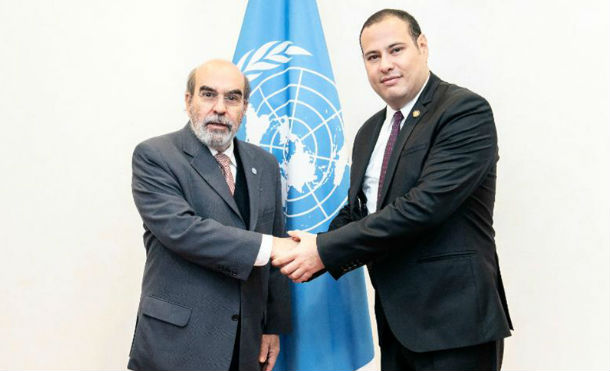 Director General de la FAO recibe delegación nicaragüense