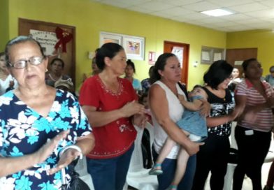 Celebran quinto día de la novena a la Purísima en el Hospital Regional de Matagalpa