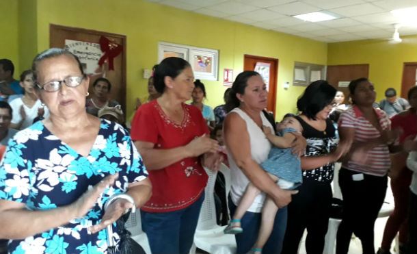 Celebran quinto día de la novena a la Purísima en el Hospital Regional de Matagalpa