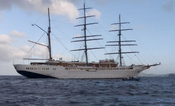 Crucero Sea Cloud II hace una parada en San Juan del Sur