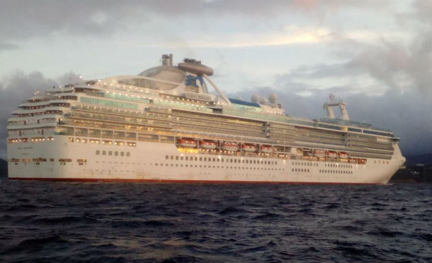 Crucero Coral Princess arriba a San Juan del Sur